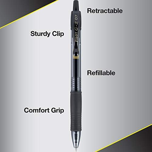 Pilot, G2 Premium Gel Roller Pens, Fine Point 0.7 Mm, Assorted