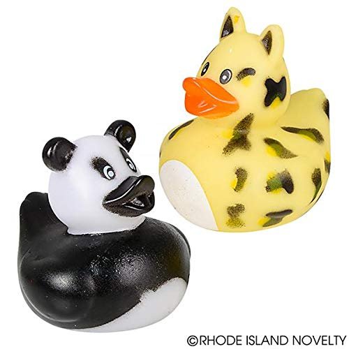 zoo animal rubber ducks