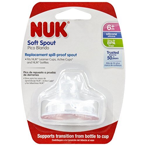 Nuk Evolution Soft Spout Learner Cup, 8 oz, 2-Pack