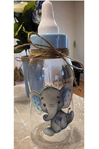 Bank Baby Bottle Blue