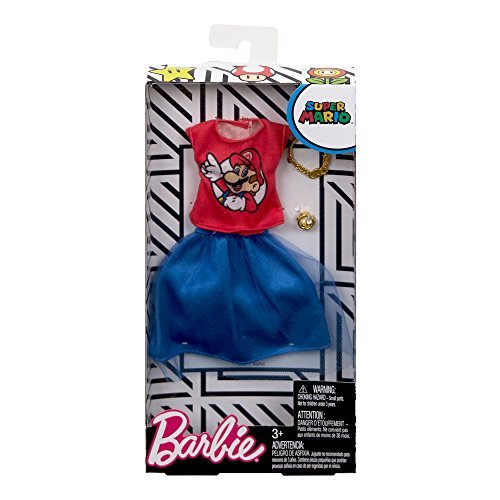 Barbie Super Mario Fashion Blue Red Imported Products from USA