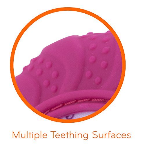 Nuby teething mitten with hygienic best sale travel bag