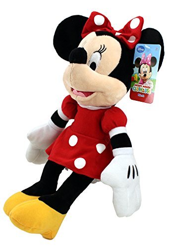 Disney Plush Classic Minnie Mouse Red Polka Dot Dress 15 Toy Doll