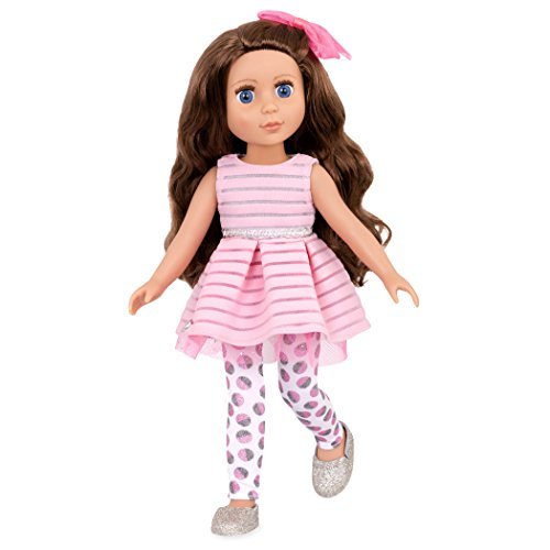 14 Wellie Wisher Doll Gymnastics 3 Pc Outfit: Pink & Blue