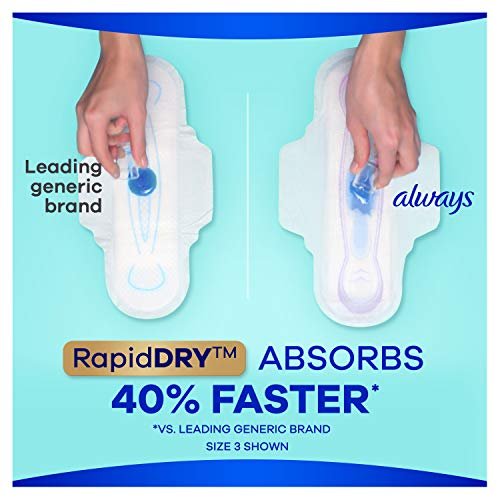 Always Ultra Thin Size 1 Regular Pads With Wings -18 Unscented Pads