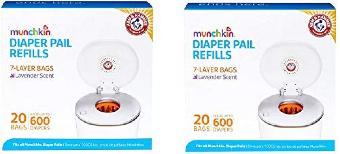 Munchkin diaper pail refills best sale 20 bags