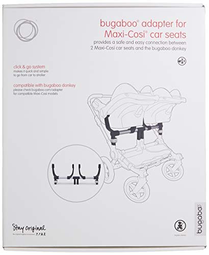 Bugaboo Twin Car Seat Adapter, Maxi-Cosi/Nuna Imported Products from USA - iBhejo