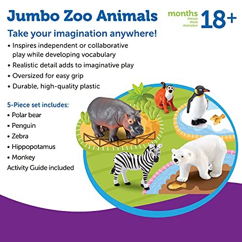 Learning Resources Jumbo Zoo Animals - Shop Imported Products from USA to India Online - iBhejo Learning Resources Jumbo Zoo Animals - Shop Imported Products from USA to India Online - iBhejo