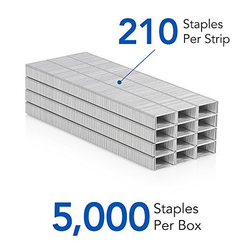 Swingline Staples, SF 4, Premium Staples for Desktop Staplers, 1/4 Length,  210/Strip, 5000/Box (35450)