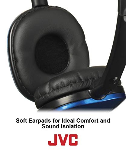 JVC Powerful Sound on Ear Wired Headphones - Blue