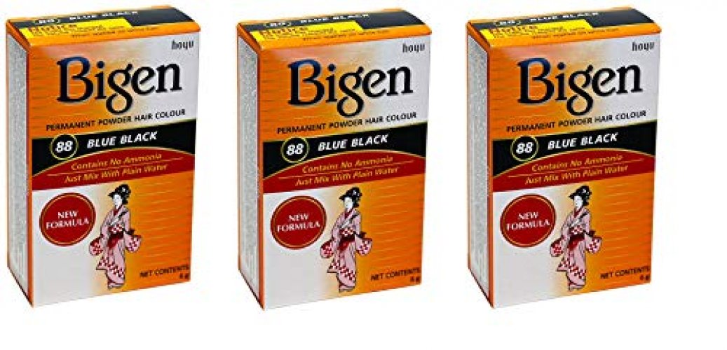Bigen Permanent Powder Hair Color 88 Blue Black 1 Ea (Pack Of 3) - Shop  Imported Products from USA to India Online - iBhejo