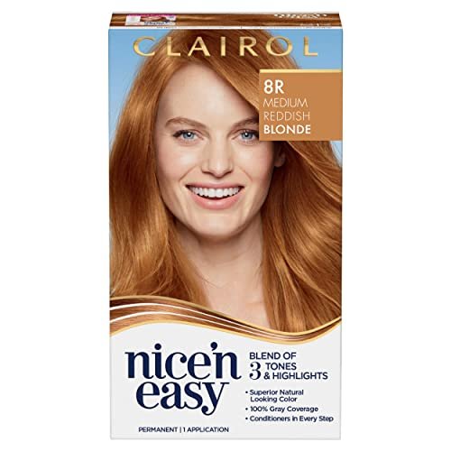 Clairol Nice 'N Easy Permanent Hair Color Kit, 8R Medium Reddish Blonde (1  Application) - Shop Imported Products from USA to India Online - iBhejo