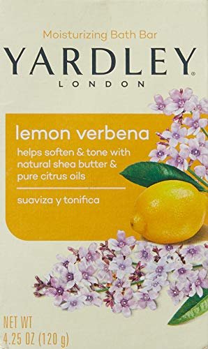 Yardley London Lemon Verbena Naturally Moisturizing Bath Bar, 4.25 Ounce -  Imported Products from USA - iBhejo