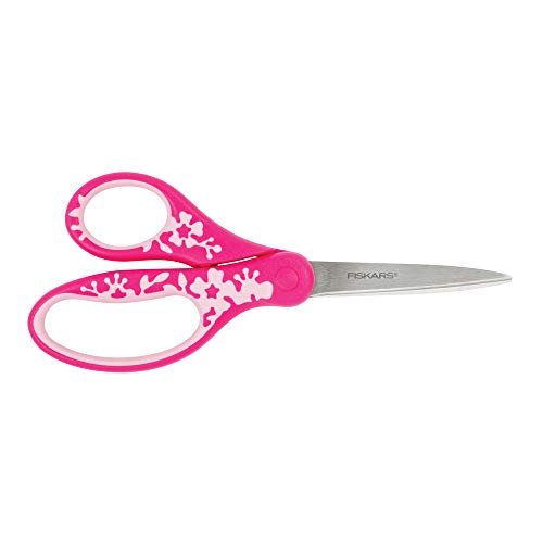  Fiskars 7 Student Scissors for Kids 12-14 - Scissors for School  or Crafting - Back to School Supplies - Color May Vary : Office Products