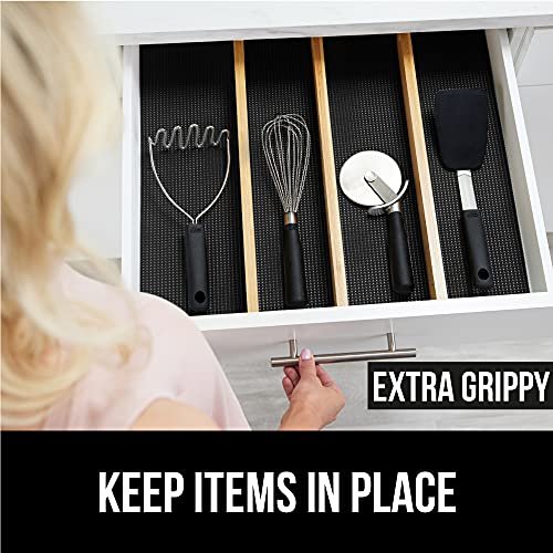 Gorilla Grip Drawer Shelf and Cabinet Liner, Thick Strong Grip,  Non-Adhesive Liners Protect Kitchen Cabinets and Cupboard, Bathroom  Drawers, Easy