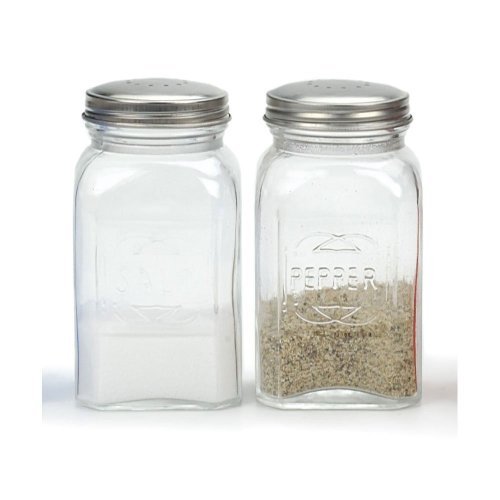 Norpro Glass Salt or Pepper Shaker, Single, As Shown