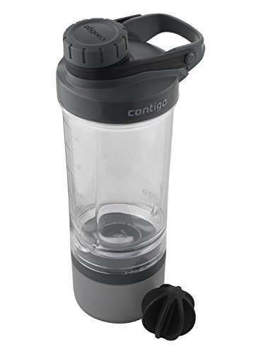 Contigo Shake 'N Go, Clear With Black, 22 OZ Bottle