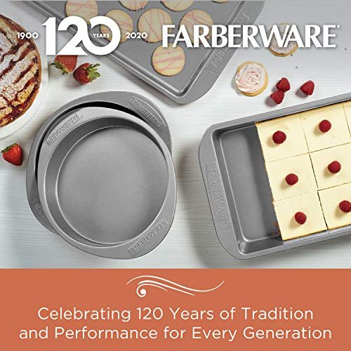 Farberware Nonstick Bakeware Baking Pan With Lid / Nonstick Cake Pan With  Lid, Rectangle - 9 Inch x 13 Inch, Gray