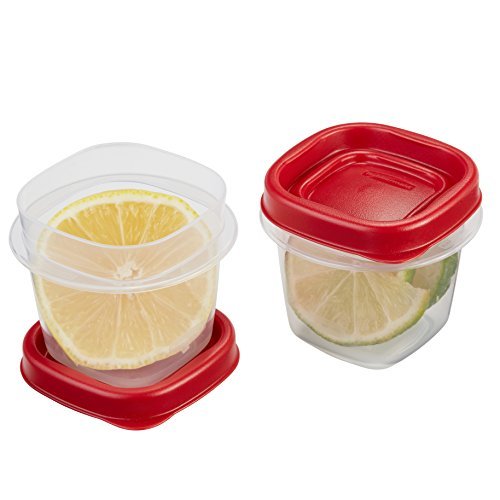  Rubbermaid Easy Find Lids Food Storage Container, 2 Cup, Racer  Red: Food Savers: Home & Kitchen