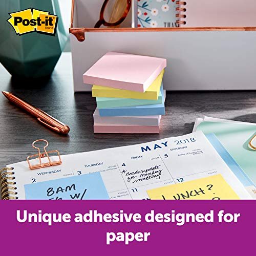  Post-it Notes, 3x5 in, 5 Pads, America's #1 Favorite