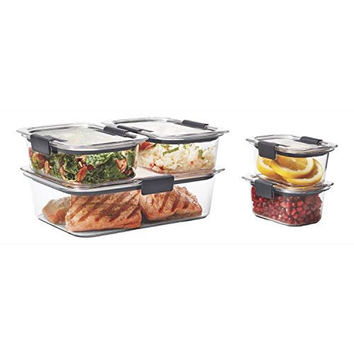 Rubbermaid Brilliance 1.3 Cup Stain-Proof Food Storage Container, Set of 2