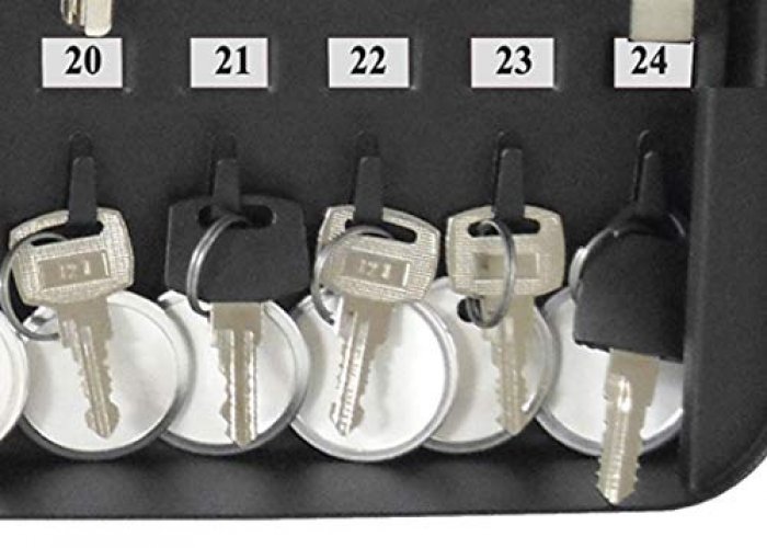 Honeywell Safes & Door Locks 6105 Steel 24 Key Security Box 0.07Cubic Feet Black 