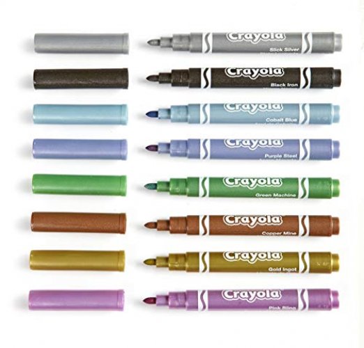 8ct Crayola Metallic Markers