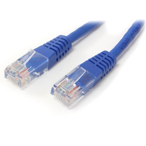 100ft Blue Non-Booted CAT6 Ethernet Patch Cable Lifetime Warranty 