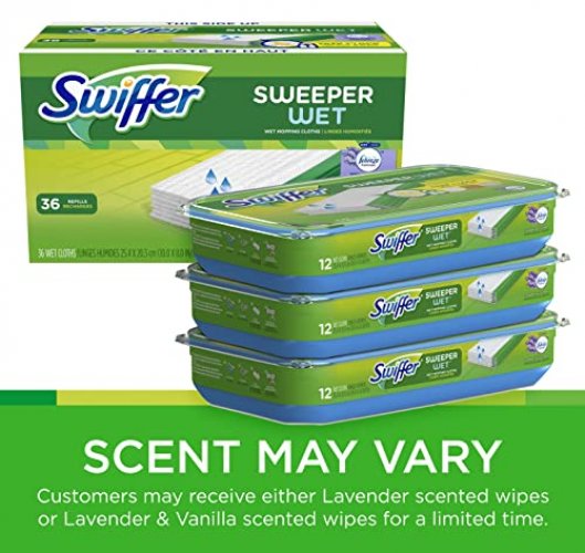 Swiffer Sweeper Wet Mopping Cloth Multi Surface Refills, Febreze Lavender  Scent, 36 Count - Imported Products from USA - iBhejo