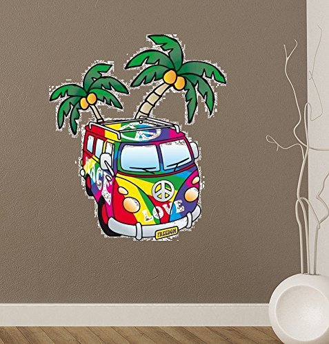 Wallmonkeys Fot-32256359-30 Wm164900 Cool Hippie Minivan Peel And Stick Wall  Decals (30 In H X 26 In W), Medium-Large - Imported Products from USA -  iBhejo