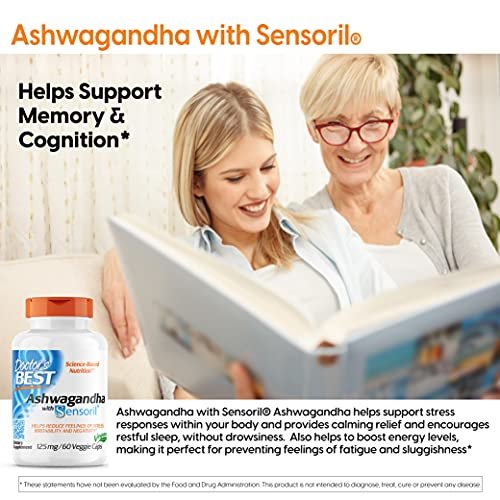 Doctor'S Best Ashwagandha With Sensoril, Ayurvedic Herb, Standardized  Withania Somnifera Extract, Clinically Proven To Support Mental Focus,  Cardiova - Imported Products from USA - iBhejo