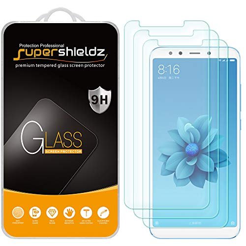 [3-Pack] Supershieldz for Apple iPhone 8 Plus Tempered Glass Screen  Protector, Anti-Scratch, Anti-Fingerprint, Bubble Free