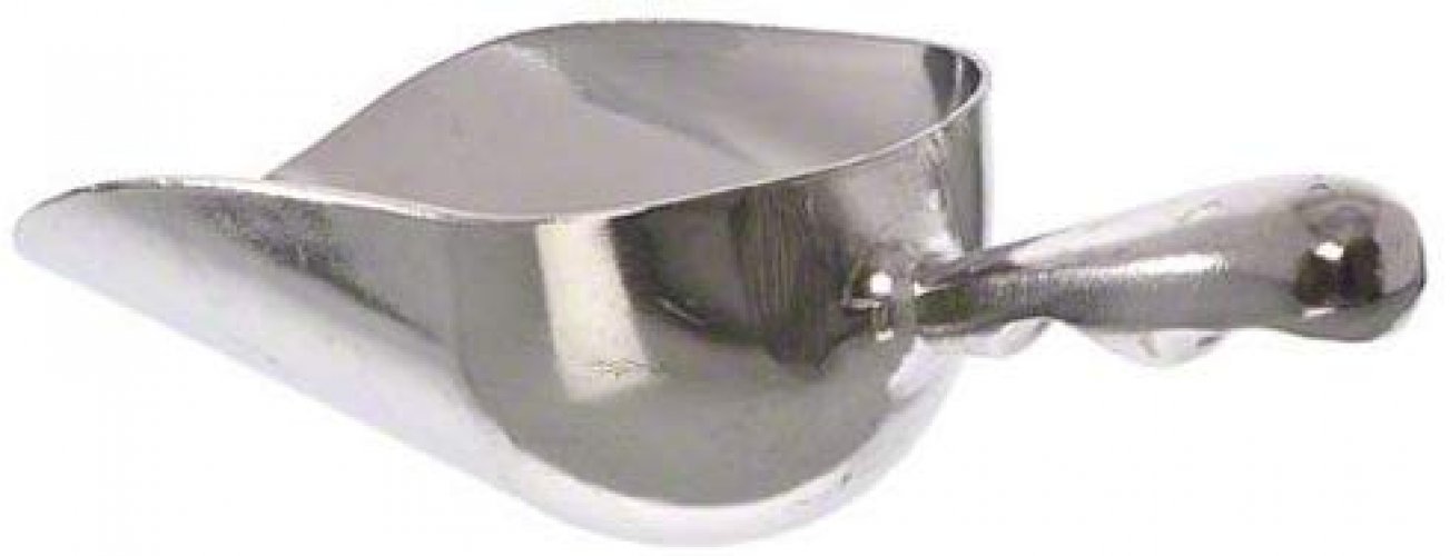 Aluminum Scoop, Groove Handle, Candy Scoop