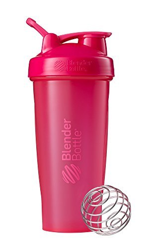 BlenderBottle Classic V2 Shaker Bottle Perfect for Protein Shakes and Pre  Workout, 28-Ounce, Red