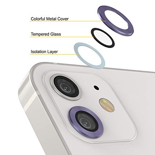 Premium Hd Tempered Metal Glass Camera Screen Protector For Iphone