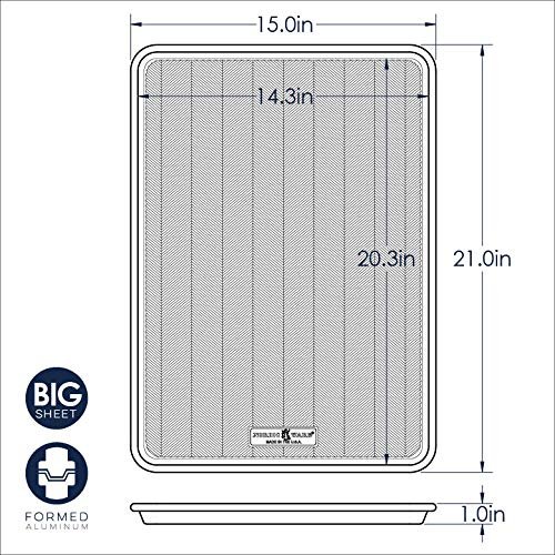 Nordic Ware Prism Half Sheet with Nonstick Grid