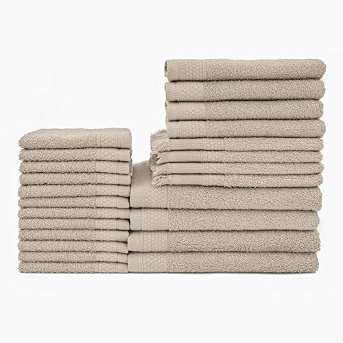 Baltic Linen Multi Count 100 Cotton Towels 4 Bath Towels 4 Hand