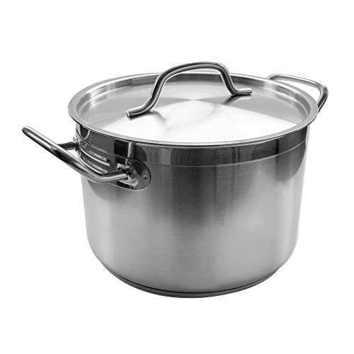  Cuisinart MCP66-28N MultiClad Pro Stainless 12-Quart Skillet,  Stockpot w/Cover: Stock Pot: Home & Kitchen