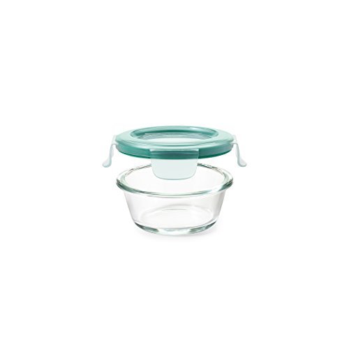 OXO Good Grips SmartSeal 1 Cup Clear Round Glass Container with