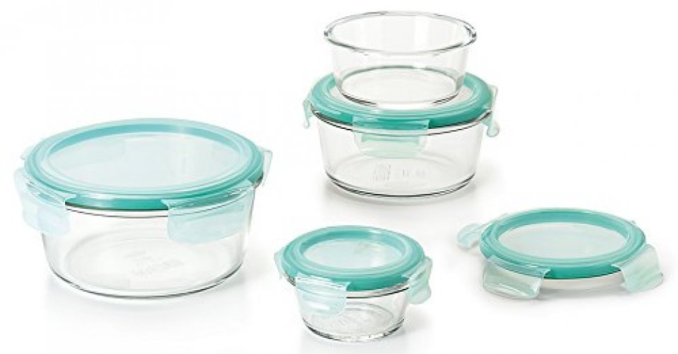 1 Cup Smart Seal Glass Round Container
