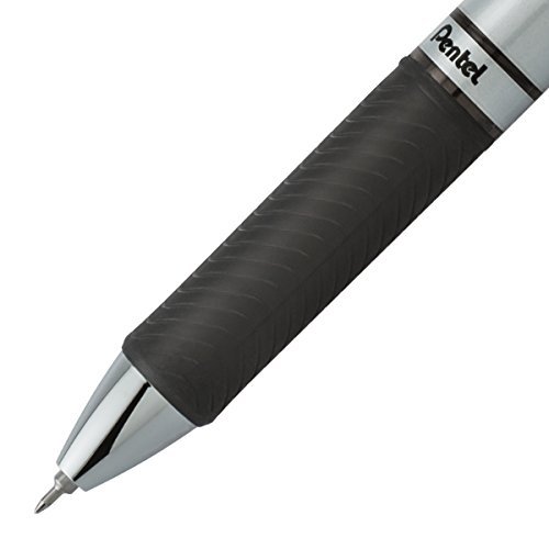 Pentel Gel Ink Pen, Retractable Gel Pen, (0.3mm) Needle Tip, Extra Fine Point, Black Ink, 3-Pk (BLN73BP3A)