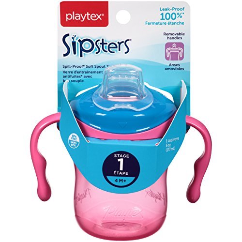 Playtex Sipsters Spill-Proof Milk & Water Straw Cups for Kids 2