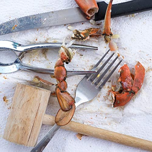 Fox Run Wooden Crab Mallet, 8 X 2.25 X 1.25 Inches, Brown