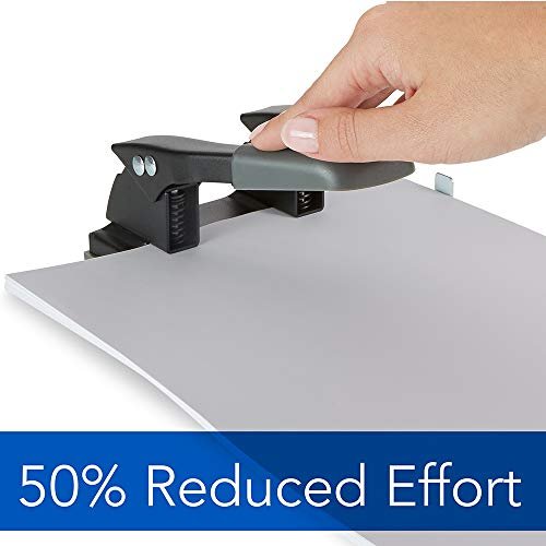 Swingline 2 Hole Punch, Comfort Handle Two Hole Puncher, 28 Sheet Punch  Capacity, 50% Reduced Effort, Includes Alignment Guide, Black (74050) -  Imported Products from USA - iBhejo