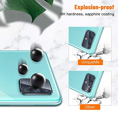 UniqueMe Camera Lens Protector compatible with iPhone 11 Pro/iPhone 11 Pro  Max Tempered Glass,[Not for iPhone 11] Easy Install 9H Hardness HD Clear [