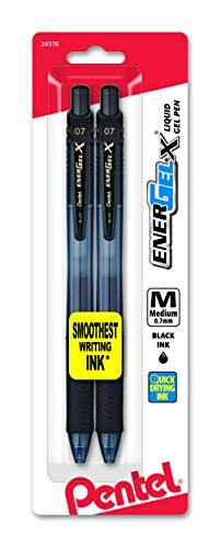 Pentel EnerGel Liquid Gel Pen (0.7mm) Metal Tip