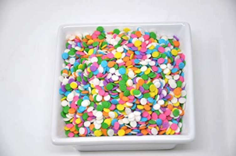 Pastel Sequins 6 oz. Sprinkles Edible Cookie Cake Cupcake Decorating  Confetti