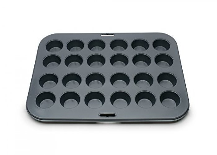 Fox Run Brands 24 Cup Stainless Steel Muffin Pan