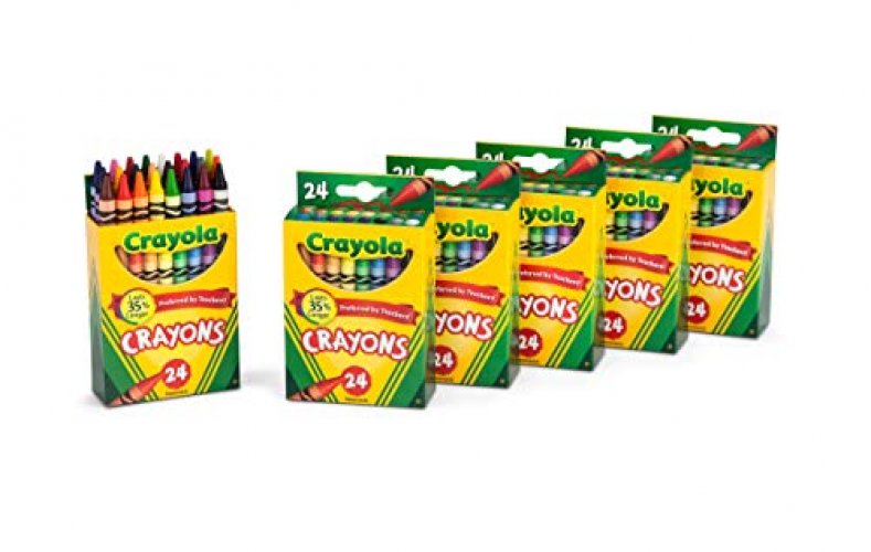 Crayola Crayons, Bulk School Supplies For Kids, 24 Count Crayon Box (Pack  Of 6), Assorted Colors - Imported Products from USA - iBhejo