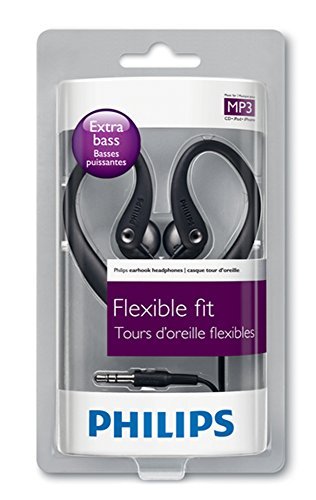 Philips Shs3200Bk/37 Flexible Earhook Headphones, Black - Imported Products  from USA - iBhejo